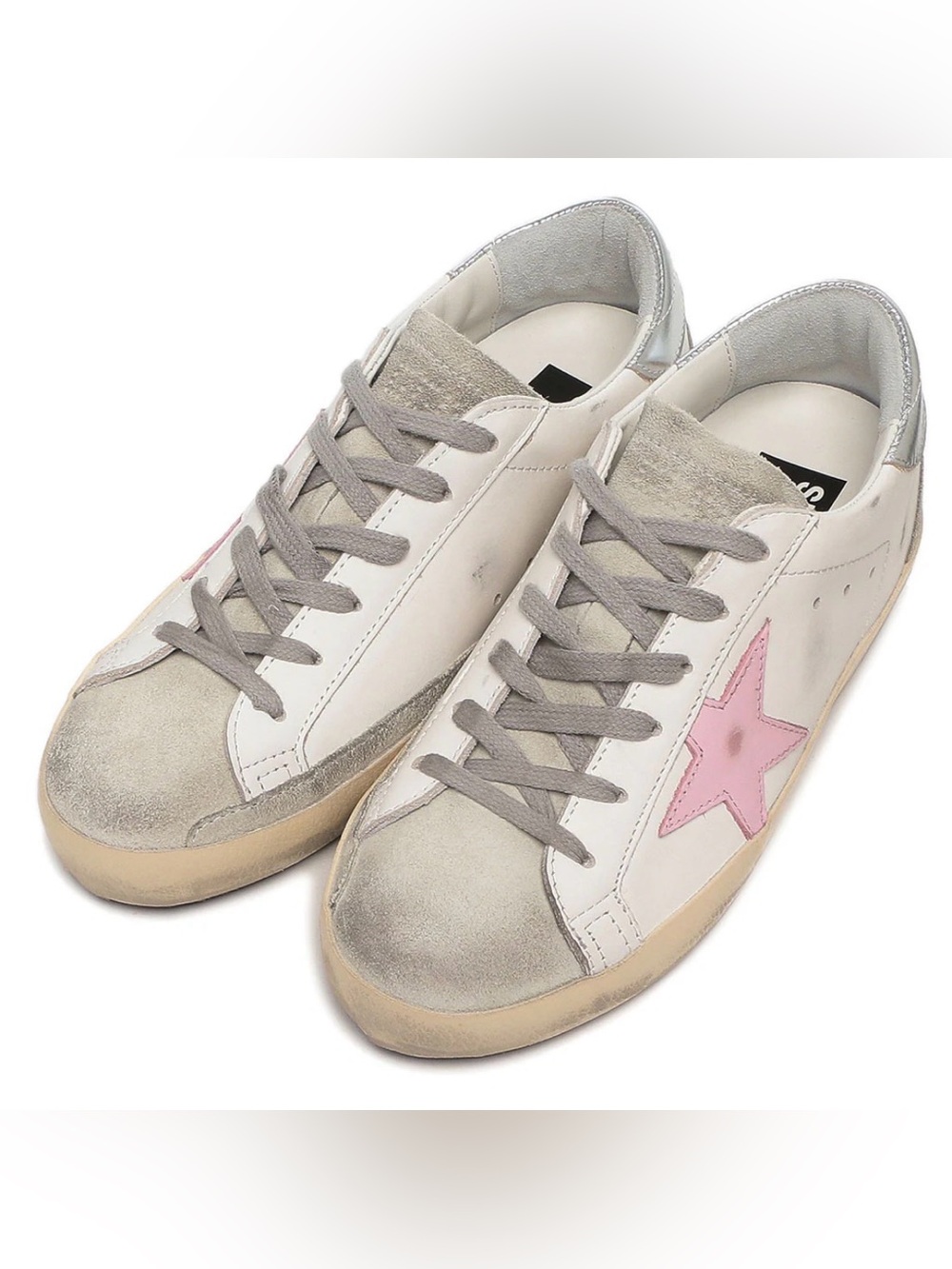 Golden Goose Pink Star Sneakers 40